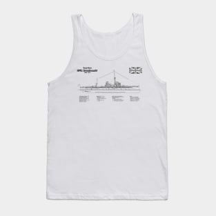 HMS Dreadnought ship plans - BD Tank Top